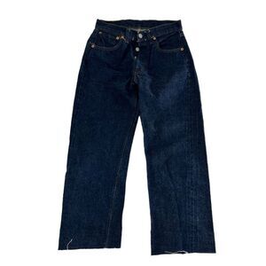 Vintage 60s 70s Levi's 501 Jeans Mens 26x26‎ Blue Indigo Big E Red Line Selvedge